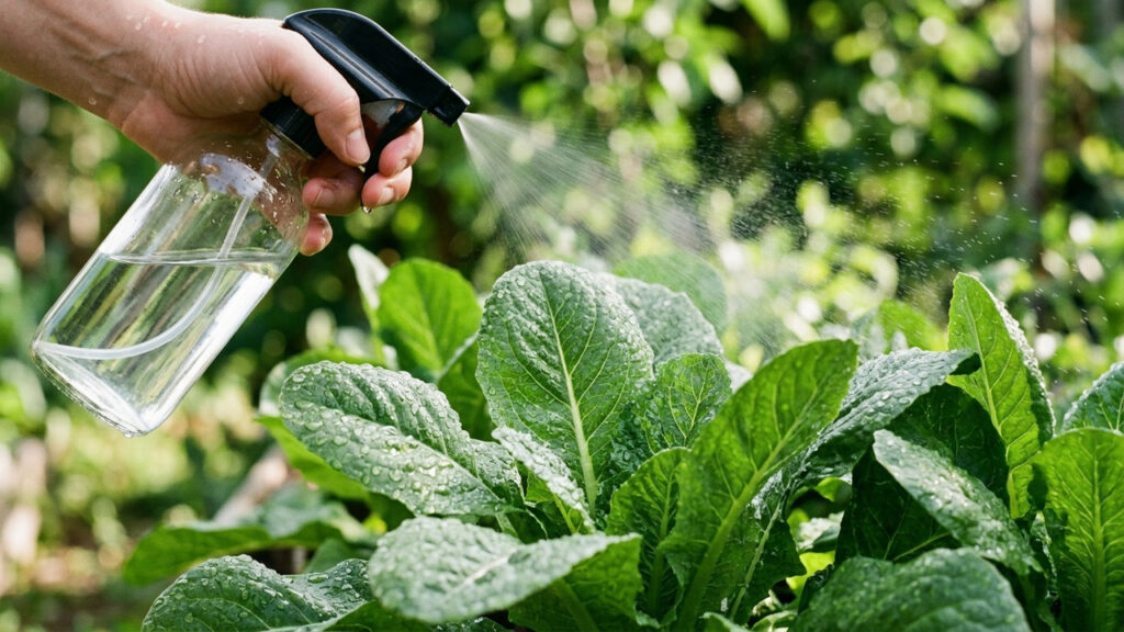 Infusão de folhas de losna com sabão de coco: a calda amarga caseira que repele a vaquinha-verde-amarela e protege as folhas da sua horta
