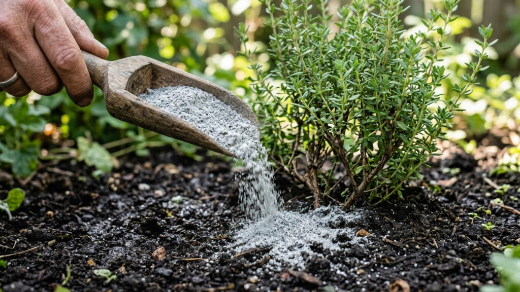 Pó de rocha granítica na terra: para que serve o remineralizador barato que repõe sílica na adubação e evita o tombamento do caule das plantas