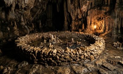 A 336 metros de profundidade, arqueólogos descobrem círculos de pedra feitos há 176,5 mil anos e levantam novas perguntas sobre os neandertais