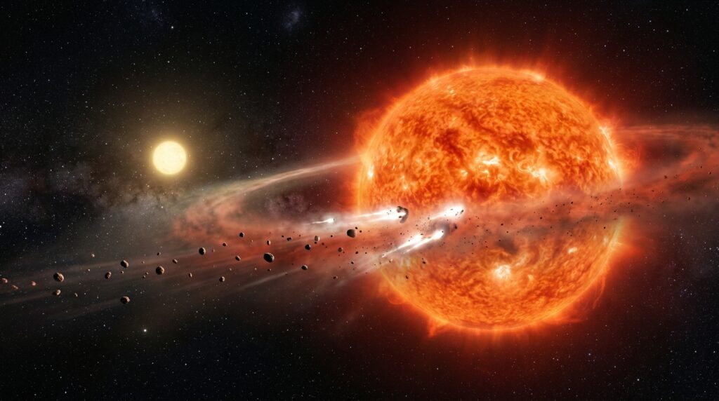 Estrela pode ter destruído e absorvido dezenas de mundos ao longo do tempo, deixando uma assinatura de lítio e metais que chamou a atenção dos astrônomos