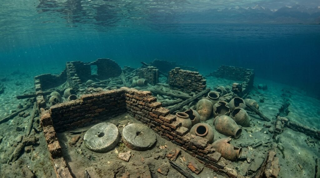 Uma cidade medieval perdida há cerca de 600 anos foi encontrada sob o Lago Issyk-Kul, no Quirguistão, com ruínas que revelam sua ligação com a Rota da Seda