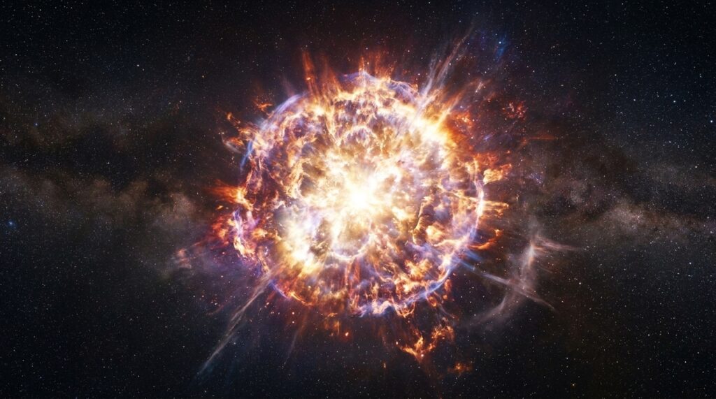 Uma estrela simplesmente desapareceu: fenômeno cósmico extremo provoca uma explosão tão poderosa que destrói o astro por completo e não deixa nem buraco negro nem estrela de nêutrons