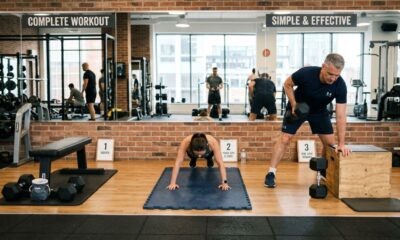 Treinadores recomendam: agachamento, flexão e remada formam uma sequência simples para trabalhar grandes grupos musculares
