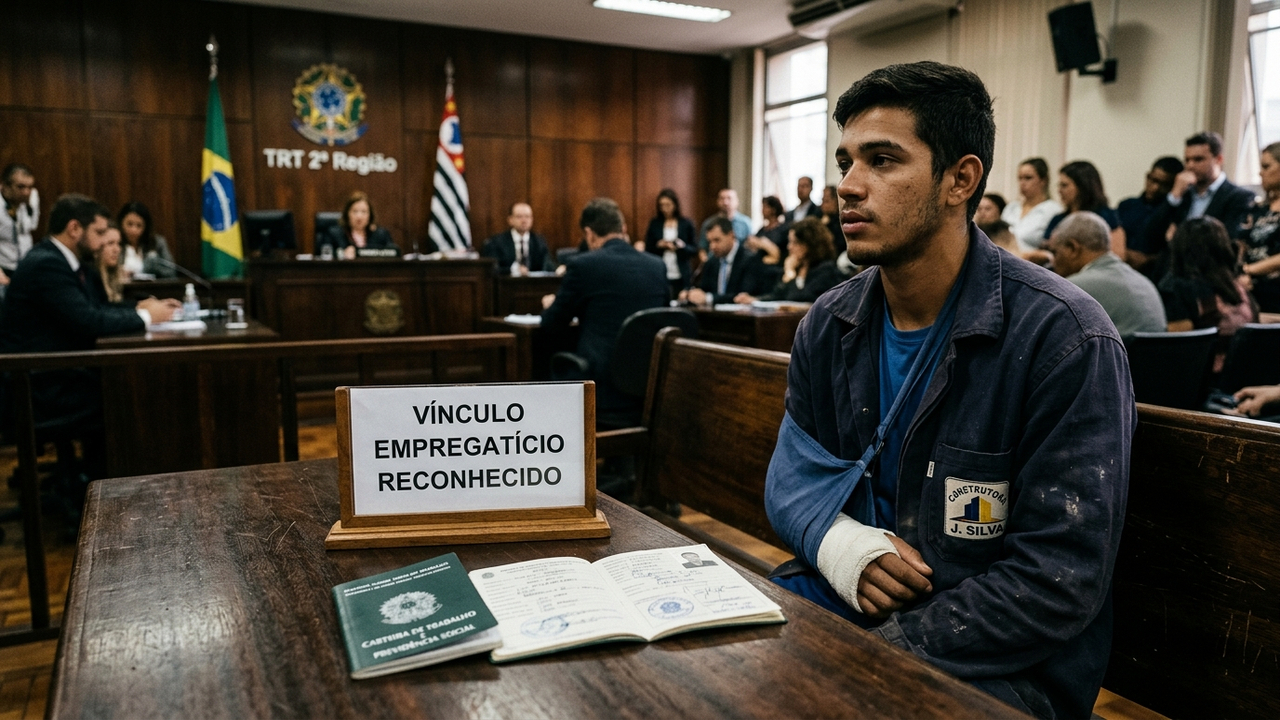 Jovem sofre acidente grave no 1º emprego em teste sem carteira assinada e Justiça reconhece vínculo e direitos trabalhistas desde o 1º dia