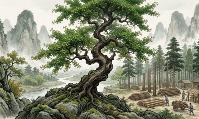 Provérbio chinês do dia: “Uma árvore torta vive sua própria vida, mas uma árvore reta se transforma em madeira.” Uma lição sobre como aquilo que parece imperfeito também pode preservar nossa liberdade