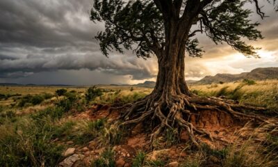 Provérbio africano do dia, “Quando as raízes de uma árvore são profundas, ela não precisa temer o vento, porque sabe de onde veio antes de enfrentar a tempestade.” Uma sabedoria ancestral sobre atravessar crises