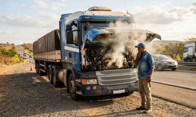 Caminhoneiro compra um truck usado por R$ 230 mil, financia em 60 vezes com parcela de R$ 5.400: no terceiro mês o motor funde na estrada, o conserto de R$ 28 mil come o lucro de três meses e ele precisa escolher entre pagar a parcela ou o mecânico