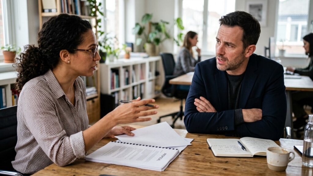 Especialistas em psicologia concordam: “Quem cruza os braços durante uma conversa pode não estar fechado ou na defensiva, mas apenas buscando uma posição física mais confortável”