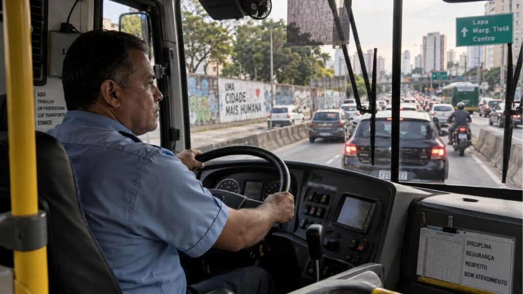Segundo a psicologia, quem agradece ao motorista ao descer do ônibus demonstra um traço ligado à percepção de trabalho invisível
