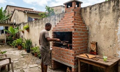 Morador constrói churrasqueira encostada no muro do vizinho sem deixar recuo e é notificado a demolir a obra com base no Código Civil
