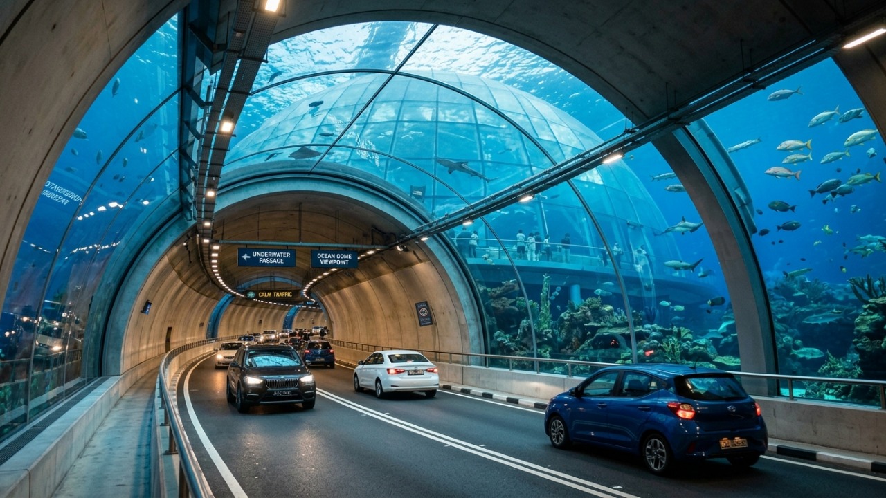 China participa de megaobra de R$ 6,8 bilhões no Brasil para construir o primeiro túnel submarino da América Latina, com 870 metros sob a água, que promete reduzir para cerca de 5 minutos a viagem entre Santos e Guarujá