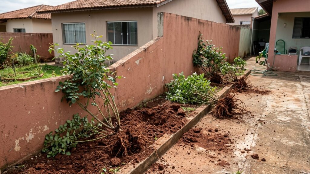 Vizinho arranca 12 roseiras do jardim ao lado depois de discussão por causa do muro e descobre que destruir plantas de outra pessoa pode até virar caso criminal