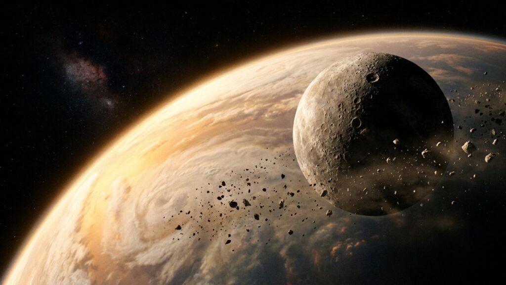 Cientistas investigam por que Vênus não tem Lua e encontram uma hipótese surpreendente: o próprio planeta pode ter destruído seu antigo satélite