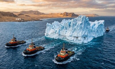 Em 1977, cerca de 200 especialistas de 18 países se reuniram para estudar se icebergs poderiam virar fonte de água doce, e levaram um bloco de 1.133 kg até Iowa para testar a ideia