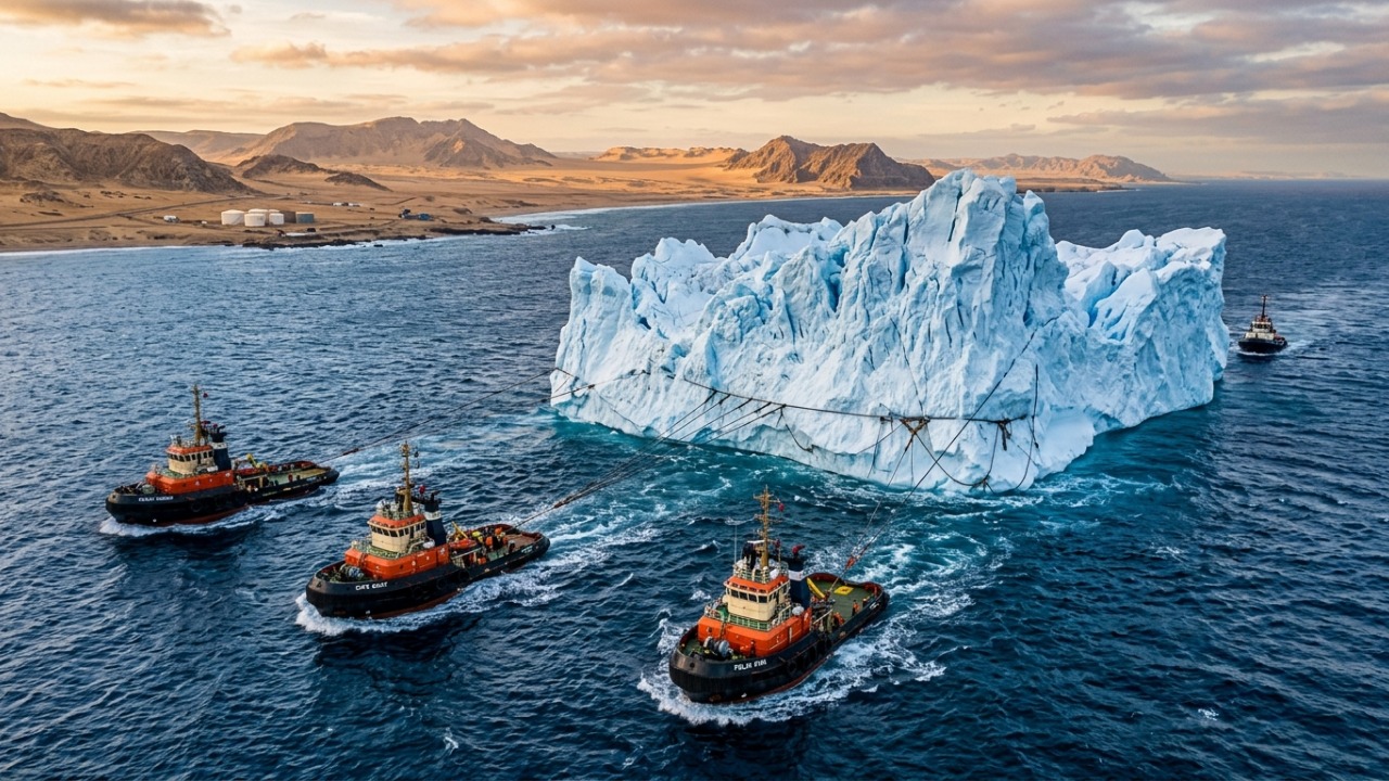 Em 1977, cerca de 200 especialistas de 18 países se reuniram para estudar se icebergs poderiam virar fonte de água doce, e levaram um bloco de 1.133 kg até Iowa para testar a ideia