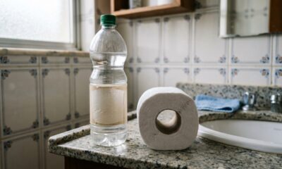As donas de casa adoram esse truque: papel higiênico e vinagre resolvem um problema que todos nós temos no banheiro