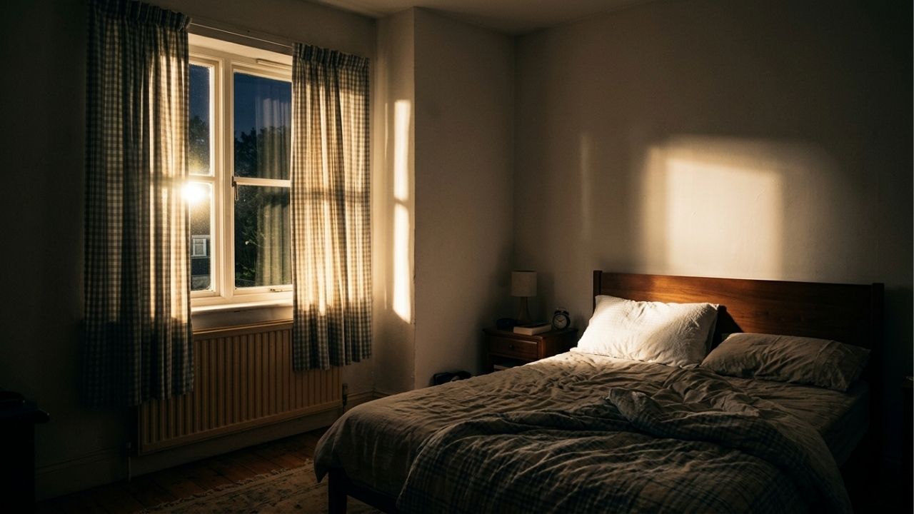 Vizinho instala holofote de LED virado para a janela do quarto ao lado para iluminar o próprio quintal