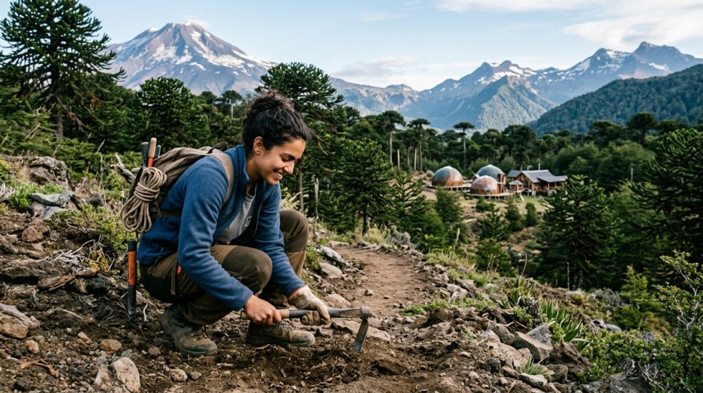 Um projeto na Patagônia busca voluntários com nível básico de inglês para viver de graça em uma reserva reconhecida pela Unesco em troca 30 horas semanais de trabalho