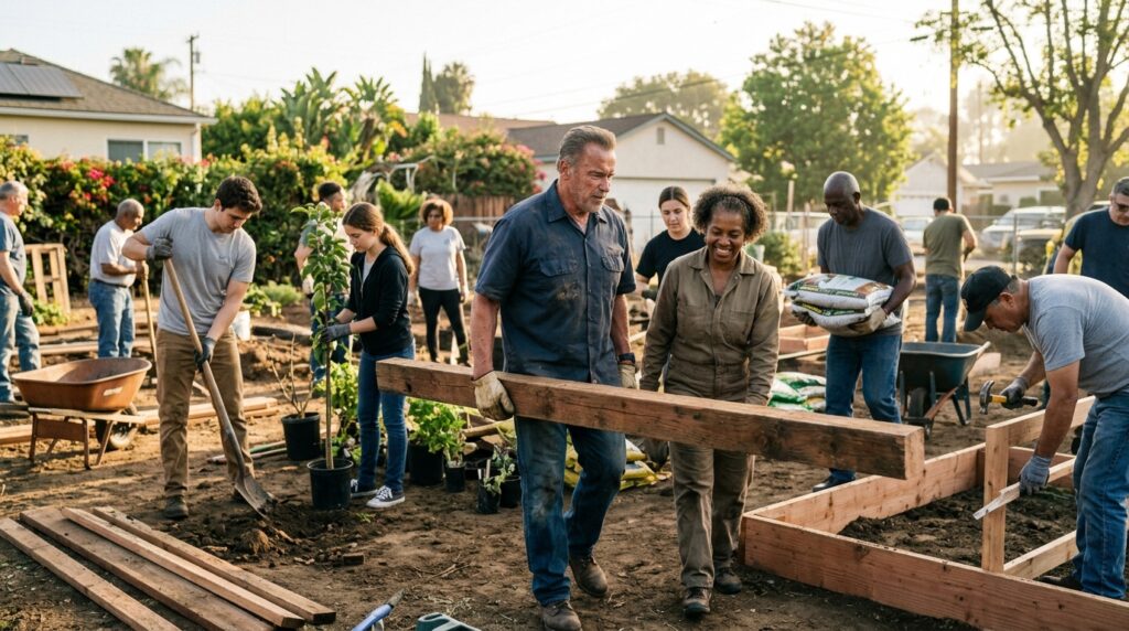 Arnold Schwarzenegger, 79 anos: "Seja útil, vá fazer algo pelos outros, uma das chaves do sucesso é retribuir."
