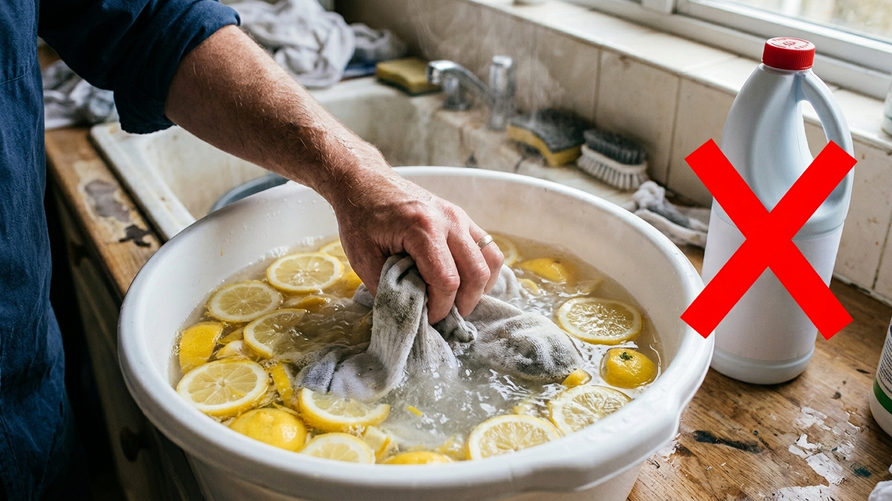 Sem usar cloro, nem estragar o elástico: a melhor forma de clarear meias encardidas mergulhando as peças em água quente com rodelas de limão
