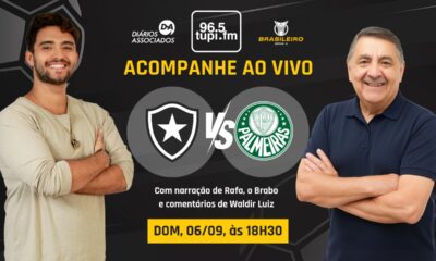 Botafogo x Palmeiras ao vivo: onde ouvir o jogo pela 26ª rodada do Campeonato Brasileiro