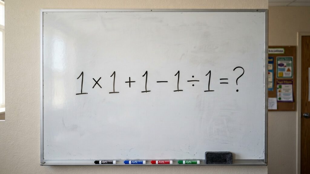 Um único número repetido deixa esta conta mais traiçoeira do que parece: 11 × 11 + 11 - 11 ÷ 11