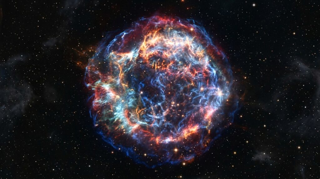O radiotelescópio ASKAP identificou Teleios, uma estrutura de rádio quase perfeitamente circular na Via Láctea que pode ser um raro remanescente de supernova