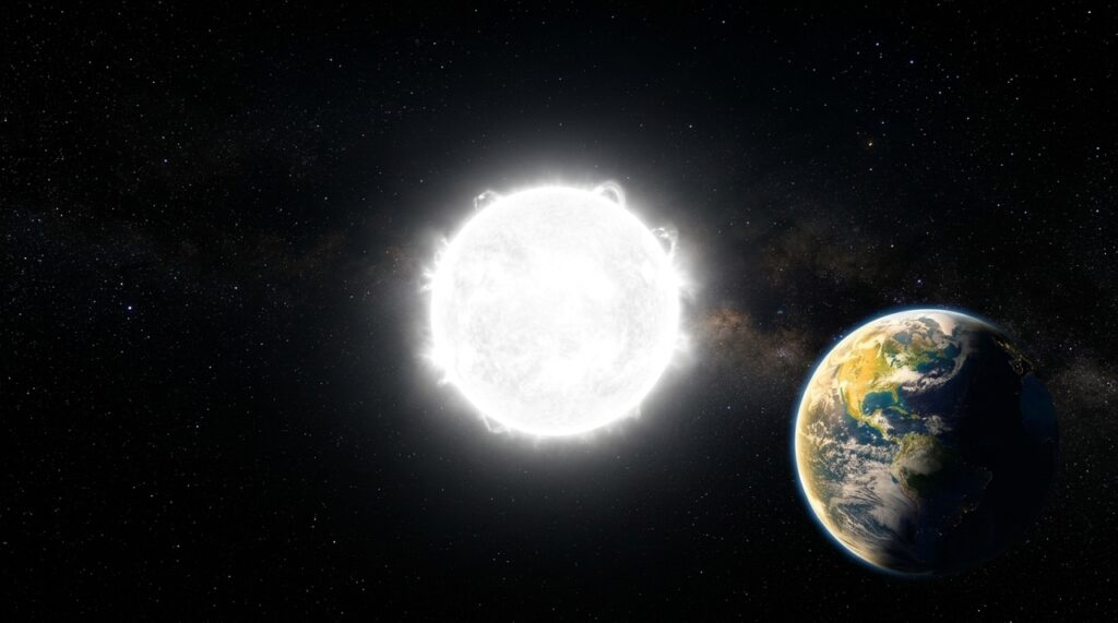 O Sol não tem a aparência amarela que vemos da Terra. NASA explica a verdadeira cor do Sol e o efeito causado pela atmosfera