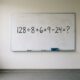 Faça mentalmente e veja se ainda domina a ordem das operações: 128 ÷ 8 + 6 × 9 − 24