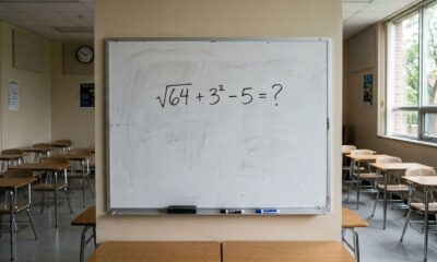 Parece conta de escola, mas exige atenção: √64 + 3² − 5