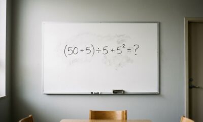 Você ainda lembra desta regra? Resolva (50 + 5) ÷ 5 + 5² sem usar calculadora