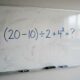 Parece conta de escola, mas exige atenção: quanto dá (20 − 10) ÷ 2 + 4²?
