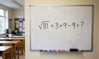 Parece conta de criança, mas √81 + 3 × 9 – 9 engana quem esquece uma regra básica
