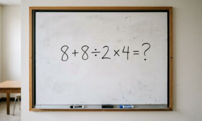 Parece uma conta básica, mas muita gente esquece uma regra: 8 + 8 ÷ 2 × 4