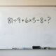 Parece conta de criança, mas tente resolver em 20 segundos: 81 ÷ 9 + 6 × 5 – 8