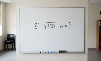 Desafio nostálgico: quem estudou nos anos 90 consegue resolver 8² − √400 + 6