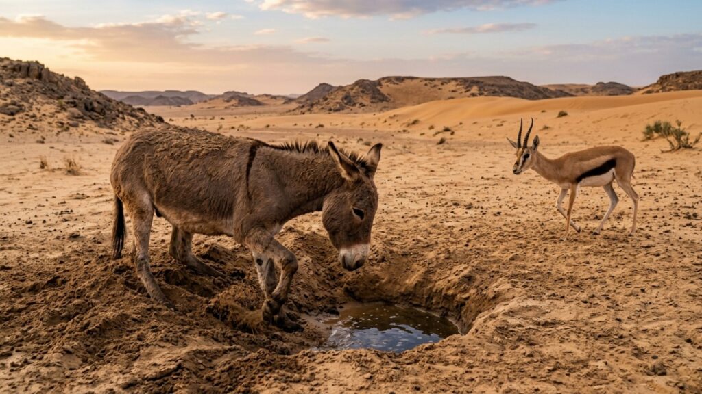 Em 1982, Israel soltou 28 jumentos selvagens no deserto e, 44 anos depois, eles ajudaram a criar um verdadeiro oásis em um dos lugares mais extremos da Terra