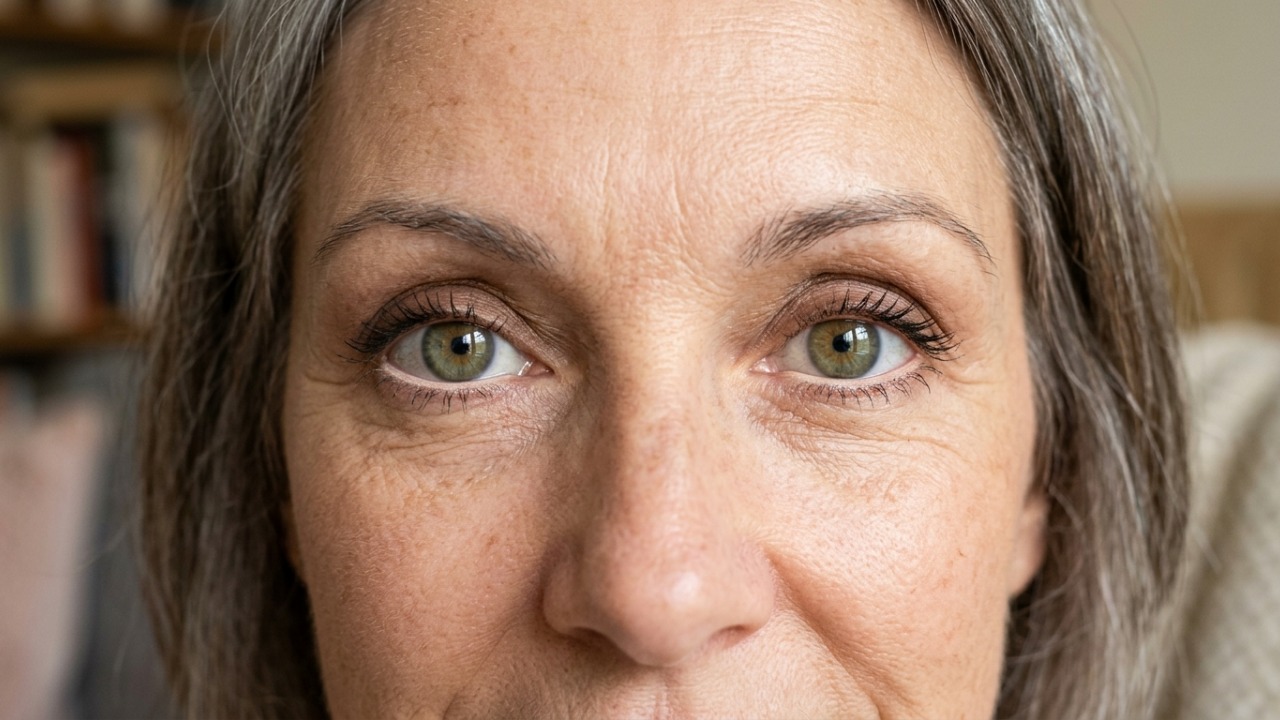 Depois dos 50, o lápis preto na linha d’água pode pesar no olhar: tons mais claros ajudam a deixar os olhos mais luminosos e menos fundos