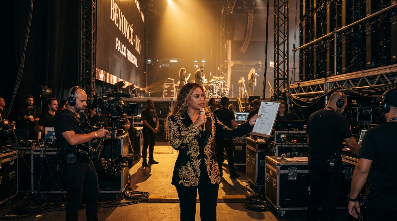 Frase do dia de Beyoncé: "O poder não é dado a você, você tem que tomá-lo." Uma mensagem sobre iniciativa e conquista do próprio espaço