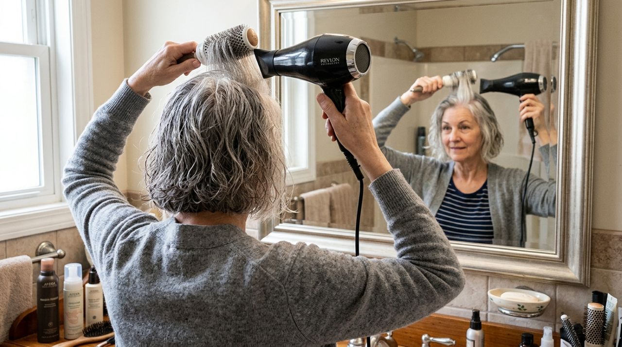 Depois dos 50, trocar a risca do cabelo de lado pode transformar o visual, valorizar o rosto e fazer mais diferença na aparência do que apostar em um novo corte