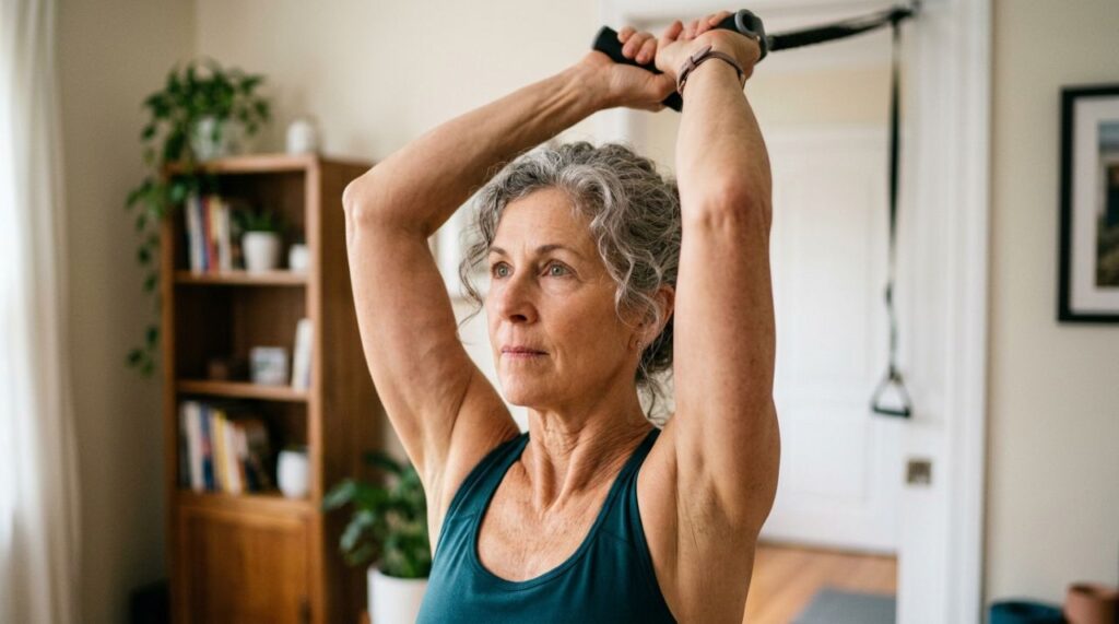 Inés Jiménez, fisioterapeuta: para ter braços mais firmes aos 60 anos, ganhar massa muscular e manter exercícios regulares ajudam a reduzir a flacidez e melhorar a sustentação dos braços