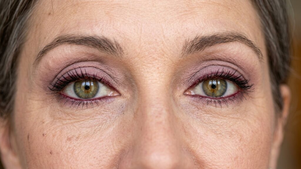 Nem preto nem marrom: maquiadores recomendam este tom na linha d’água depois dos 50 para definir os olhos sem endurecer tanto as feições