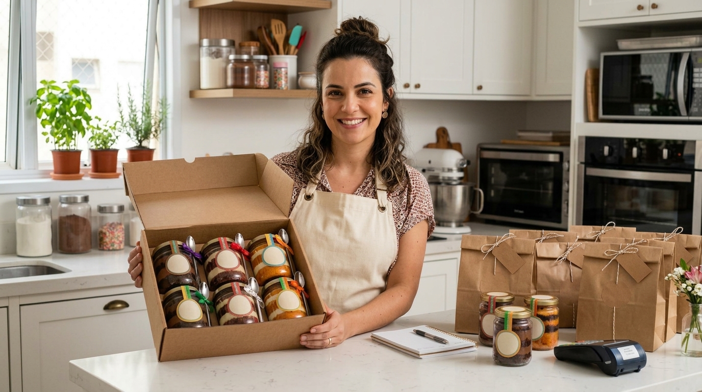 Juliana Costa, 29 anos, confeiteira: "Comecei vendendo bolo de pote na vizinhança e hoje faturo mais do que ganhava no escritório"