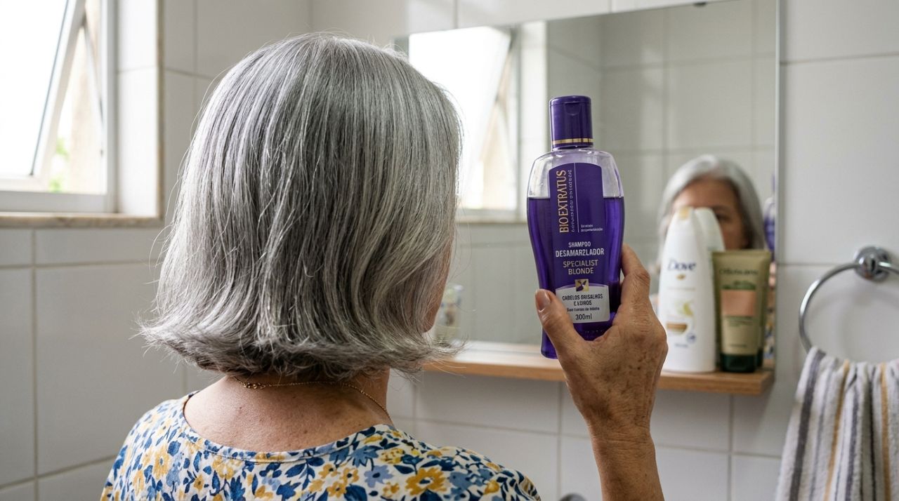 Cabelo grisalho não precisa ficar amarelado, opaco ou com aparência ressecada: 5 cuidados simples que ajudam a preservar o brilho e manter os fios elegantes depois dos 50