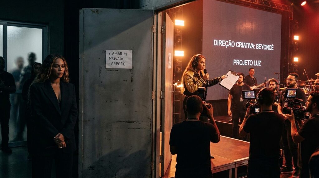 Frase do dia de Beyoncé: "O poder não é dado a você, você tem que tomá-lo." Uma mensagem sobre iniciativa e conquista do próprio espaço
