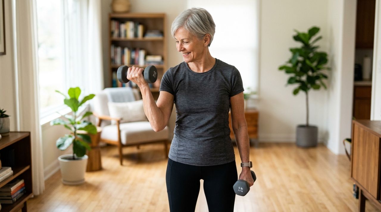 Inés Jiménez, fisioterapeuta: para ter braços mais firmes aos 60 anos, ganhar massa muscular e manter exercícios regulares ajudam a reduzir a flacidez e melhorar a sustentação dos braços