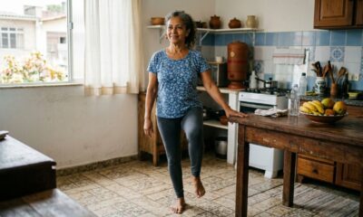 Um exercício simples feito por poucos segundos pode ajudar a treinar equilíbrio depois dos 60 e ainda cabe na rotina de quem não gosta de academia