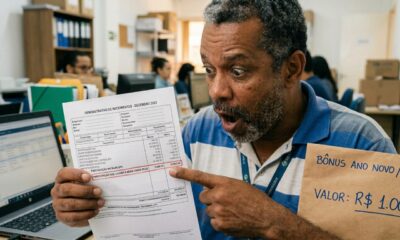 Trabalhador recebe "presente" de R$ 1 mil da empresa no fim do ano e descobre no contracheque a diferença entre gratificação e PLR, e por que uma delas quase não paga imposto