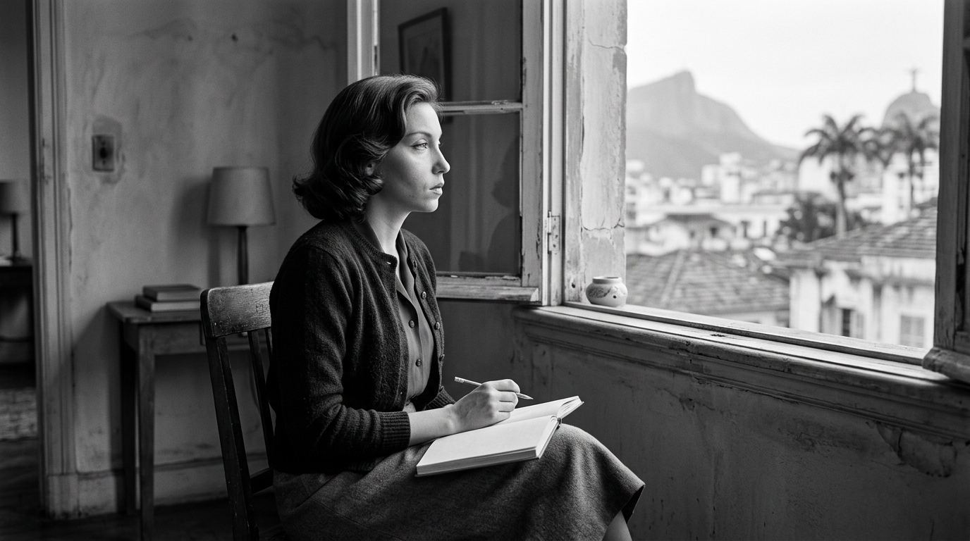Frase de Clarice Lispector, escritora brasileira: "Liberdade é pouco. O que eu desejo ainda não tem nome." Uma reflexão sobre a inquietação de quem sempre quer mais da vida