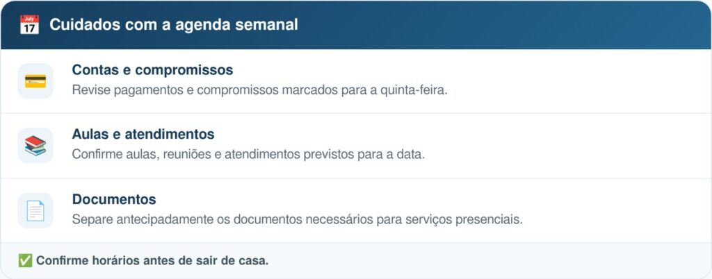 Estado confirma feriado na quinta-feira, garante descanso no meio da semana e muda funcionamento de bancos, instituições públicas e escolas